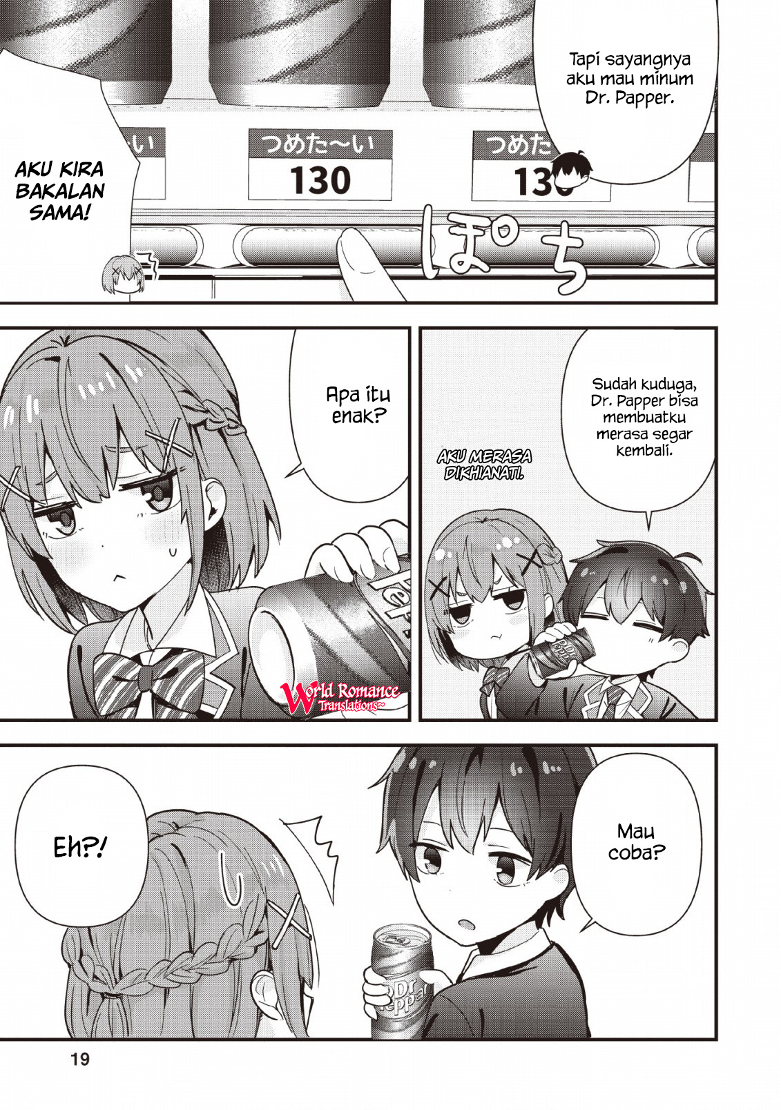 The Cute Girl Sitting Next to Me Is Trying to Make Me Fall in Love With Her as a Way to Ridicule Me, but the Tables Were Turned on Her Before She Knew It Chapter 01 Gambar 19